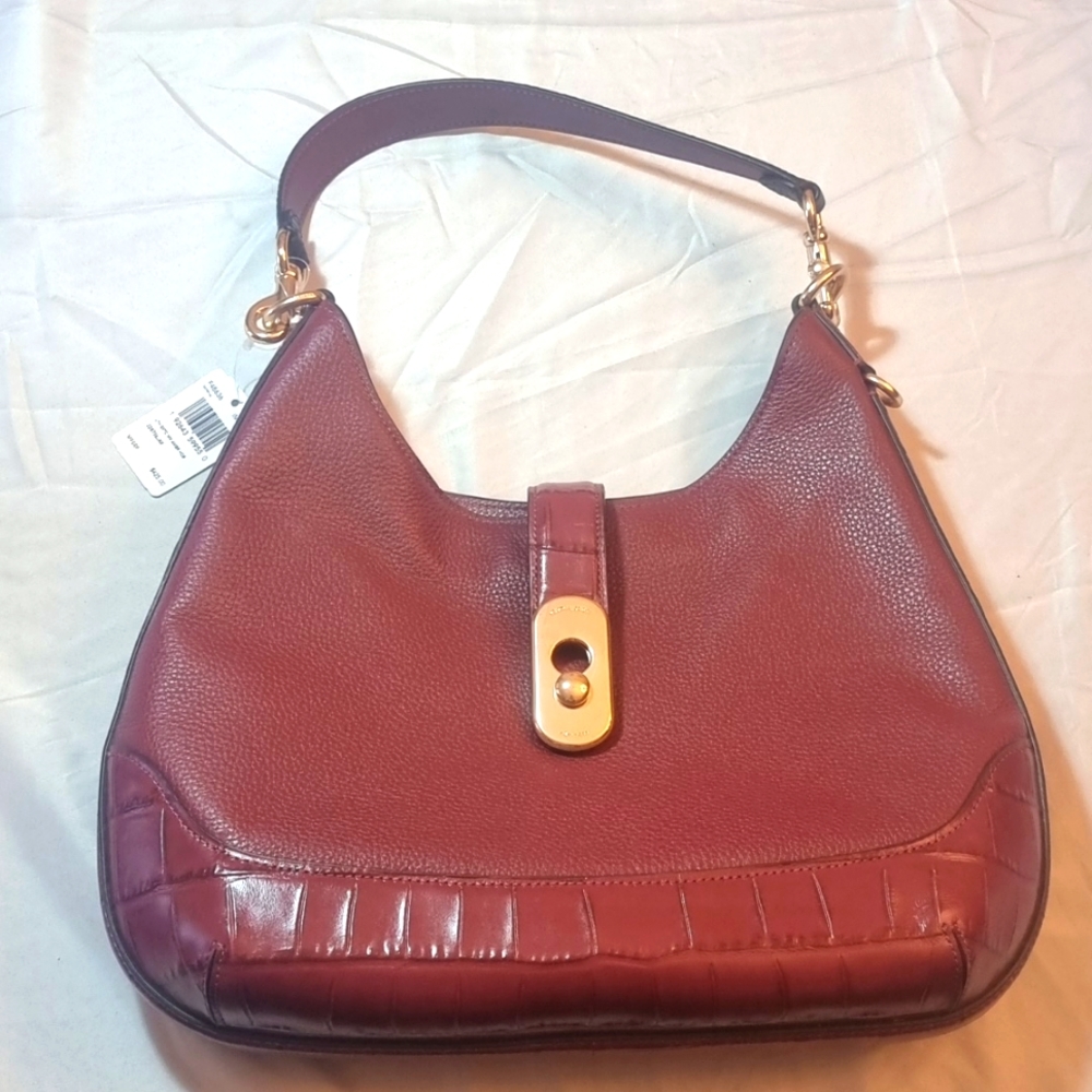 Coach burgundy purse